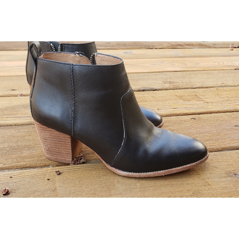 Madewell Brenner Ankle Boot Black EUC  US 7.5